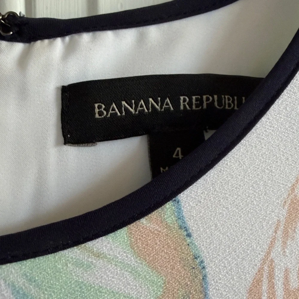 Banana Republic Floral Ruffle Wrap Racerback Dress Size 4 - Picture 6 of 9